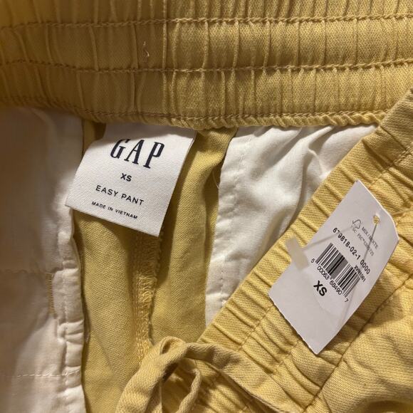 Gap Women's XS Easy Pant Pull On Drawstring High Rise Tapered Ankle Pockets - Picture 3 of 10
